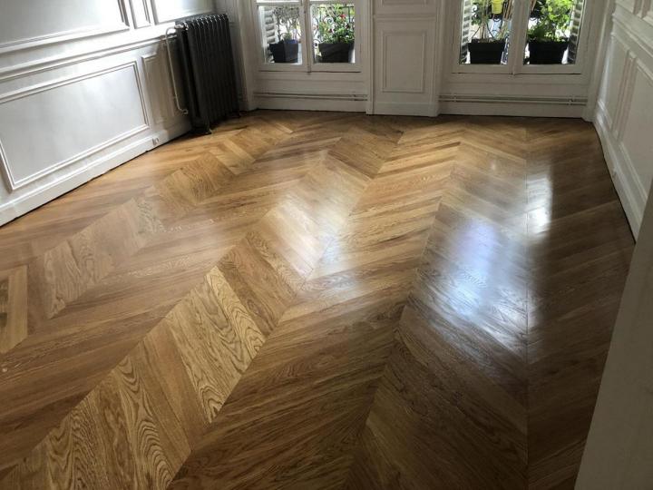 Restauration soignée de parquet à Paris