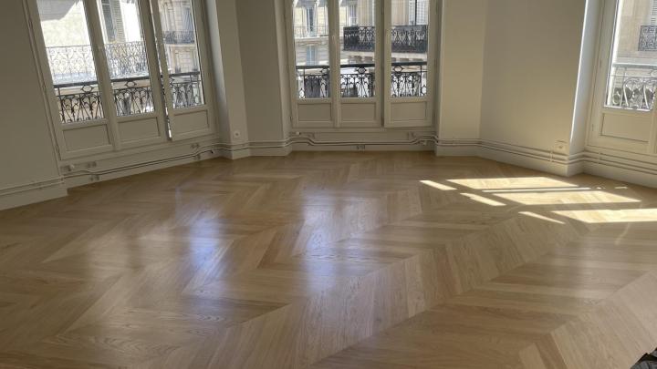 Parquet en point d'Hongrie.